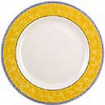 Churchill New Horizons Marble Border Classic Plates Yellow 280mm (Pack of 12)