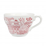 Churchill Vintage Prints Willow Georgian Teacup Cranberry 200ml (Pack of 12)