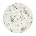 Churchill Vintage Prints Rose Chintz Profile Plates Grey 210mm (Pack of 6)