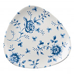 Churchill Vintage Prints Blue Rose Chintz Pattern Triangle Plate 192mm (Pack of 12)