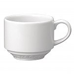 Churchill Chateau Blanc Stackable Tea Cups 199ml (Pack of 24)