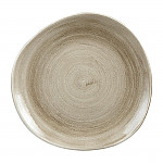 Churchill Stonecast Patina Antique Organic Round Plates Taupe 286mm (Pack of 12)