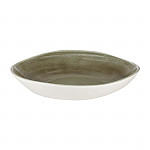 Churchill Stonecast Patina Antique Organic Round Bowls Green 253mm (Pack of 12)