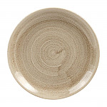 Churchill Stonecast Patina Antique Taupe Coupe Plates Taupe 165mm (Pack of 12)