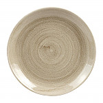 Churchill Stonecast Patina Antique Coupe Plates Taupe 217mm (Pack of 12)