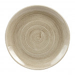 Churchill Stonecast Patina Antique Coupe Plates Taupe 260mm (Pack of 12)