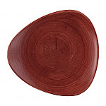Churchill Stonecast Patina Lotus Plate Red Rust 229mm (Pack of 12)