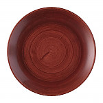 Churchill Stonecast Patina Evolve Coupe Plate Red Rust 219mm (Pack of 12)