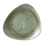 Churchill Stonecast Patina Lotus Plates Burnished Green 254mm (Pack of 12)