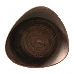 Churchill Stonecast Patina Lotus Plates Iron Black 254mm (Pack of 12)