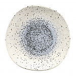 Churchill Studio Prints Mineral Blue Centre Organic Round Plates 264mm (Pack of 12)