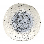 Churchill Studio Prints Mineral Blue Centre Organic Round Plates 286mm (Pack of 12)