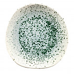 Churchill Studio Prints Mineral Green Centre Print Organic Round Plates 186mm (Pack of 12)