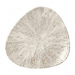 Churchill Stone Agate Grey Lotus Plate 177mm (Pack of 12)