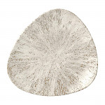 Churchill Stone Agate Grey Lotus Plate 228mm (Pack of 12)