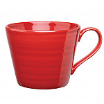 Art de Cuisine Rustics Red Snug Mugs 341ml (Pack of 6)