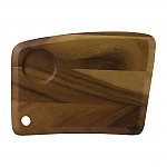 Churchill Alchemy Wood Medium Geo Deli Board 289x206mm (Pack of 4)