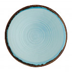 Dudson Harvest Walled Plates Turquoise 260mm (Pack of 6)