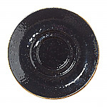 Steelite Craft Liquorice Saucers Small Double-Well 118mm (Pack of 12)