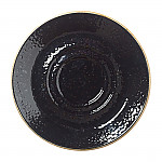 Steelite Craft Liquorice Saucers Large Double-Well 145mm (Pack of 36)