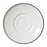 Steelite Bead Black Band Saucers 150mm (Pack of 12)