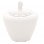 Steelite Simplicity White Covered Sugar Bowls (Pack of 6)