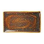 Steelite Vesuvius Rectangle Three Amber 330 x 190mm (Pack of 12)
