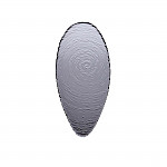 Steelite Scape Smoked Glass Oval Platters 300mm (Pack of 6)