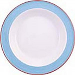 Steelite Rio Blue Soup Plates 215mm (Pack of 24)