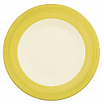 Steelite Rio Yellow Slimline Plates 270mm (Pack of 24)