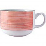Steelite Rio Pink Slimline Stacking Cups 200ml (Pack of 36)