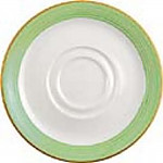 Steelite Rio Green Low Cup Saucers 145mm (Pack of 36)