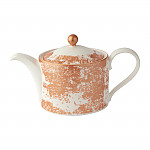 Royal Crown Derby Crushed Velvet Copper Charnwood Tea Pot S S (Pack of 1)