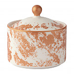 Royal Crown Derby Crushed Velvet Copper Charnwood Sugar Pot (Pack of 6)