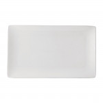 Utopia Pure White Rectangular Plates 160 x 280mm (Pack of 6)
