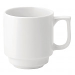 Utopia Pure White Stacking Mugs 280ml (Pack of 36)