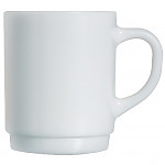 Arcoroc Opal Stackable Mugs 290ml (Pack of 6)