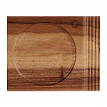 Churchill Alchemy Wood Single Handled Boards 177 x 142mm (Pack of 4)