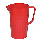 Olympia Kristallon Polycarbonate Jug Red 1.4Ltr