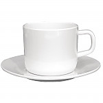 Olympia Kristallon Melamine Saucers 140mm (Pack of 12)