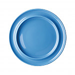 Olympia Kristallon Heritage Raised Rim Plates Blue 252mm (Pack of 4)