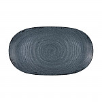 Steelite Creations Pompeii Slate Platter 356x203mm (Pack of 12)