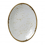 Steelite Craft Melamine Oval Plates White 260mm (Pack of 6)