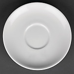 Royal Porcelain Classic White Tea Cup Saucers 150mm (Pack of 12)