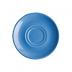 Olympia Heritage Double Well Saucer Blue 163mm (Pack of 6)