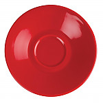 Olympia Cafe Espresso Saucers Red 116.5mm (Pack of 12)