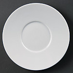 Olympia Whiteware Elegant Saucers 148mm (Pack of 12)