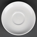 Royal Porcelain Classic White Espresso Cups Saucer 125mm (Pack of 12)
