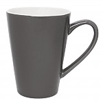 Olympia Cafe Latte Cups Charcoal 454ml (Pack of 12)