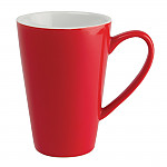 Olympia Cafe Latte Cups Red 454ml (Pack of 12)